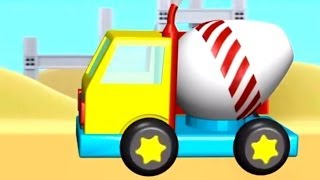 Çizgi film  Beton karıştırıcı Build and Play  Concrete mixer Конструктор  бетономешалка [upl. by Leavelle918]