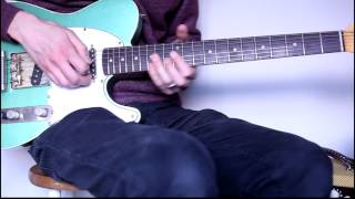 McNelly TBar P90 Telecaster Pickup Set Demo  Clean [upl. by Mallorie]