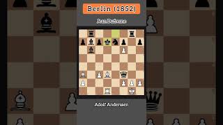 Amazing attack Adolf Anderssen chess [upl. by Ailet]