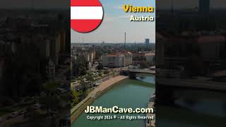 VIENNA AUSTRIA 4K Aerial View JBManCavecom Shorts [upl. by Ataga]