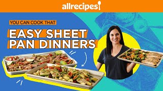 3 Easy Sheet Pan Dinners To Feed The Whole Family  Allrecipes [upl. by Nyhagen]