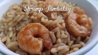 Shrimp Jambalaya in a rice pot JambaPastaLaya mix [upl. by Narcissus]