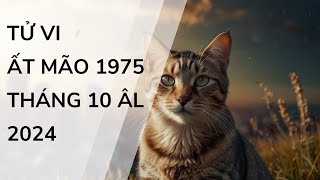 Xem tử vi ất mão 1975 tháng 10 âm lịch 2024 [upl. by Eiclek]