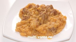 Гороховая каша с мясом в мультиварке Редмонд как приготовить горошницу [upl. by Seyah456]