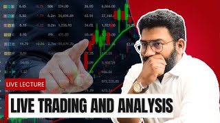 LIVE TRADE IN CLASS AND ANALYSIS  OPTION AND FUTURE TRADING  RAHUL JOSHI [upl. by Angy]