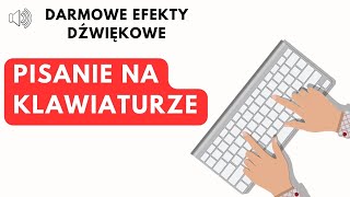 Dźwięk pisania na klawiaturze ⌨️Odgłos klawiatury 🔈 [upl. by Telimay]