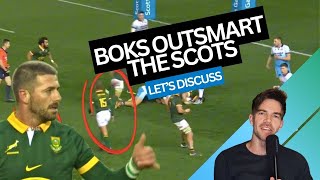 Springboks Continue to Innovate Despite Hiccups  South Africa vs Scotland Review [upl. by Hagar]