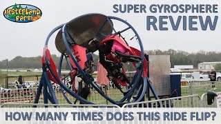 Super Gyrosphere Review Yesterland Farm  One of the Craziest Flat Rides in the World [upl. by Nahk715]