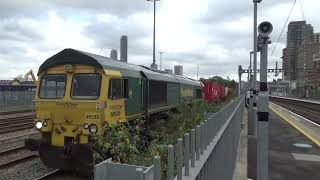 Trains at Acton main line and Stratford station 161024 [upl. by Wehtta]