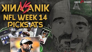 🏈 ANIK vs ANIK NFL WEEK 14 PICKS ATS  NFL AWARD PROP BETS  JON ANIK vs JASON ANIK [upl. by Eniamat268]