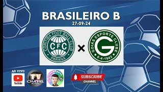 CORITIBA x GOIÁS  BRASILEIRO B  270924 [upl. by Airetnuhs]