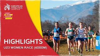 Highlights U23 Women  SPAR European Cross Country Championships Piemonte 2022 [upl. by Werda]