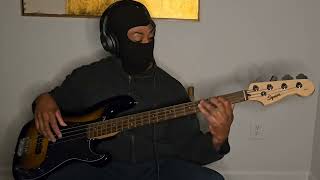 The Isley Brothers  Footsteps in the Dark Bass Cover [upl. by Onahpets]