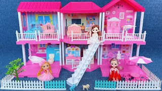 15 Minutes Satisfying with Unboxing Dream Princess Villa Playset，Camping Tent Toys Review  ASMR [upl. by Calendra]