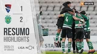 Highlights  Resumo Gil Vicente 12 Sporting Liga 2021 18 [upl. by Atinnek807]