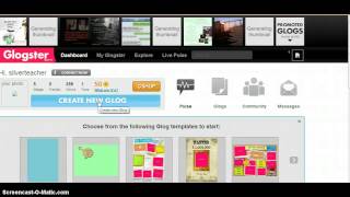 Utiliser Glogster Vidéo explicative n°1 [upl. by Dov243]