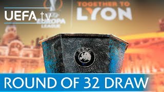 UEFA Europa League round of 32 draw  watch the full rerun [upl. by Aynav]