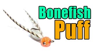 Bonefish Puff Fly Tying [upl. by Ecirehs]