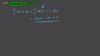 Ch 9 Integration Techniques and Applications Other Identities Example 16 [upl. by Woodward]