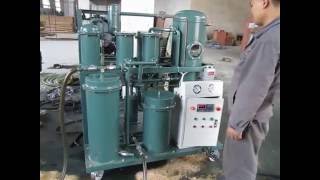 Stop machine by real operation for TYA vacuum oil purifier [upl. by Ori570]