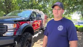 Wichita Fire Department Brush Truck walkaround with Lieutenant Finan [upl. by Yankee]