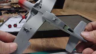 Tamiya P51B mustang 148 scale update [upl. by Tracay]