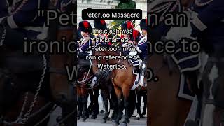 15 Dead and Hundreds Injured When Cavalry Attacked Protesters at Peterloo shorts [upl. by Aubrie]