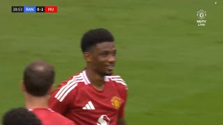 AMAD DIALLO GOAL  RANGERS VS MANCHESTER UNITED PRE SEASON FRIENDLY [upl. by Anirod]