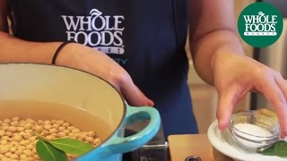 Easy Cooking How to Cook Chickpeas  Quick amp Simple  Whole Foods Market [upl. by Anitsugua]