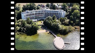 Aerial View 4K Dr Lohbeck Seehotel Fleesensee  by JonesArt [upl. by Ynoffit]