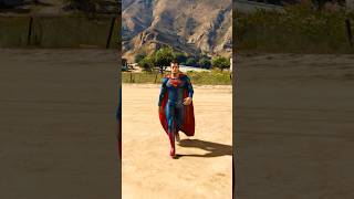 Superman Starts Talking to The dog After Eating magic tablet 😱 shorts cartoon gta [upl. by Ehling575]