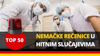 NEMAČKI NIVO A1  Nemačke rečenice u hitnim slučajevima  Nemački rečnik za početnike Top 50 [upl. by Chae249]