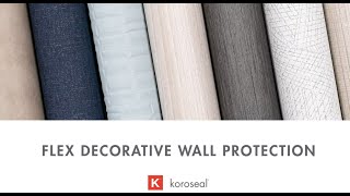 Flex Decorative Wall Protection Wallcoverings [upl. by Atnomed337]