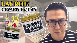 REVIEW POMADE  Lay Rite Cement Clay Pomade  Giữ nếp tốt hương siêu cuốn [upl. by Eedna]