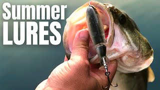 The 1 BASS LURES For SUMMER Summertime Bass Fishing Tips [upl. by Leoni]