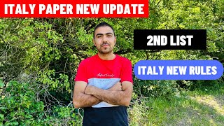 ITALY 🇮🇹 PAPER INFORMATION amp NEW RULES ITALIAN GOVERNMENT  Avi italian vlogs [upl. by Aznarepse]