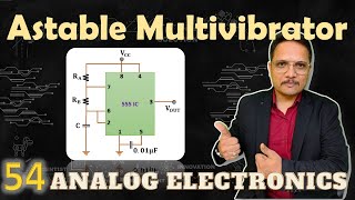 Astable Multivibrator using 555 timer IC Basics Circuit Working amp Waveforms Explained [upl. by Vidovic]