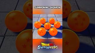 Summoning Shenron in Sparking Zero [upl. by Nnylidnarb]