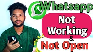 Whatsapp Not Open Problem Tamil  Whatsapp Not Working  Tamil rek [upl. by Dualc]