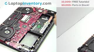 How to replace Laptop Solid State Drive Asus ROG Strix GL704 Fix SSD 0KN15B1US21 13N15BA0301 [upl. by Trubow13]