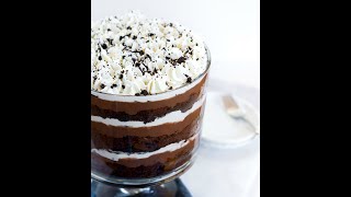 Chocolate Pudding Trifle Dessert [upl. by Eilloh]