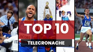 Top 10 Le telecronache più emozionanti dello sport italiano [upl. by Enoryt426]