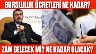 Bursluluklara zam gelecek mi Ne kadar olacak 2024 Bursluluk ücreti ne kadar [upl. by Cecil983]