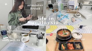 life in malaysia 🖼️ semester break pack orders with me valentines day [upl. by Boothman211]