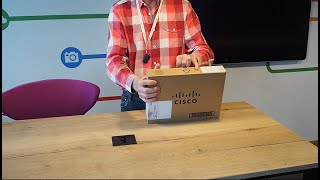 Cisco 8861 MPP Telephone Handset Unboxing Video By James Baly [upl. by Cilka]