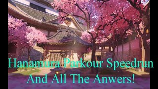 Overwatch 2 Hanamura Parkour 420 Speedrun  All Anwsers [upl. by Julianna]