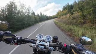 Triumph Speed Twin 1200 Onboard camera 4K SNAP Mounts Camera [upl. by Angelia]