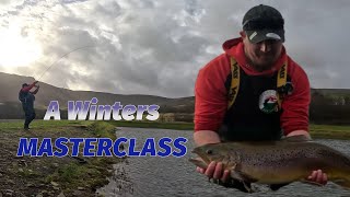 SUCCESSFUL Winter Tactics UK Still Water Trout Flyfishing [upl. by Leonardi478]