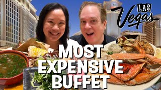 We Ate at the Most EXPENSIVE Buffet in Las Vegas Bacchanal Buffet Caesars Palace Is It Worth It [upl. by Segal]