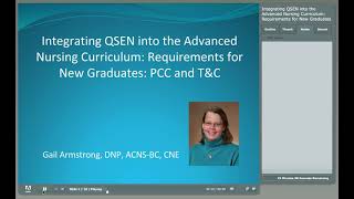 QSEN Module 12 Integrating QSEN into Advanced Courses  Part 1 [upl. by Grubb]